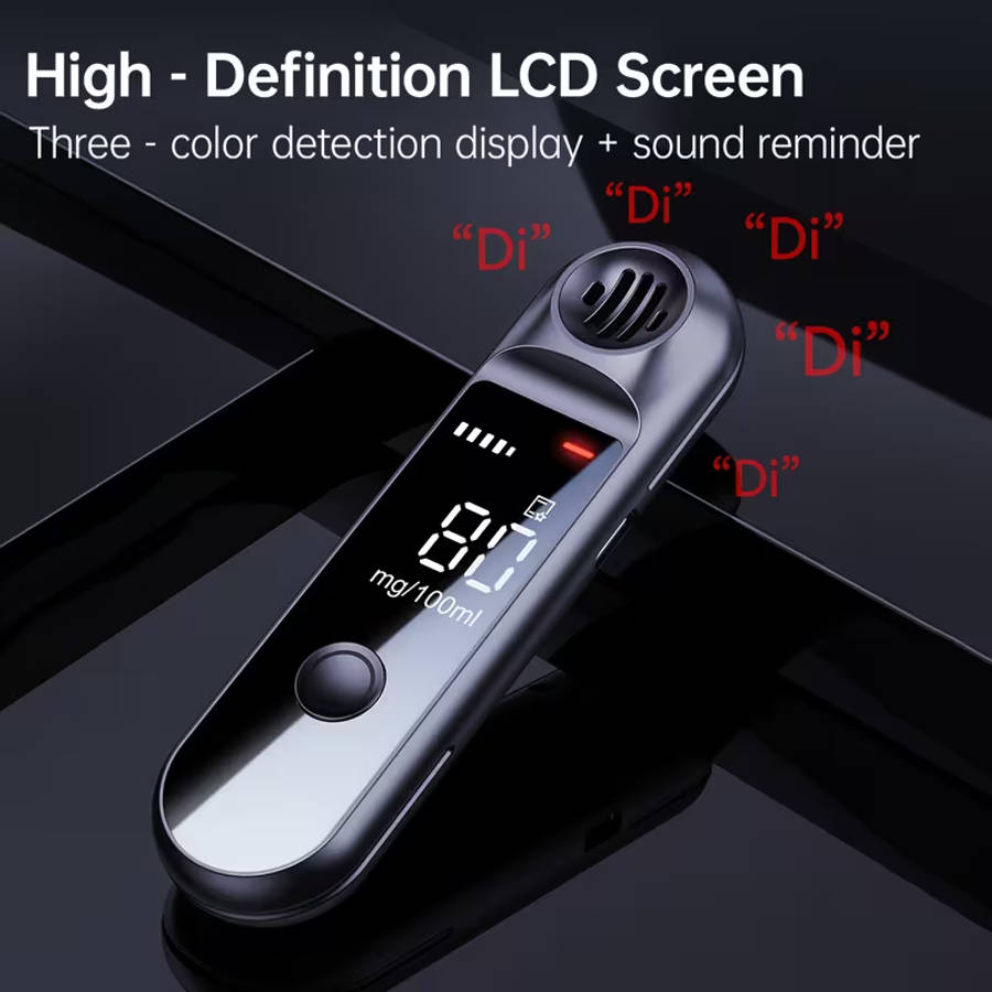 Personal Alcohol Analyzer with LCD Digital Display