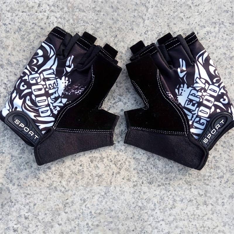 1 Pair Blue Outdoor Sports Gloves