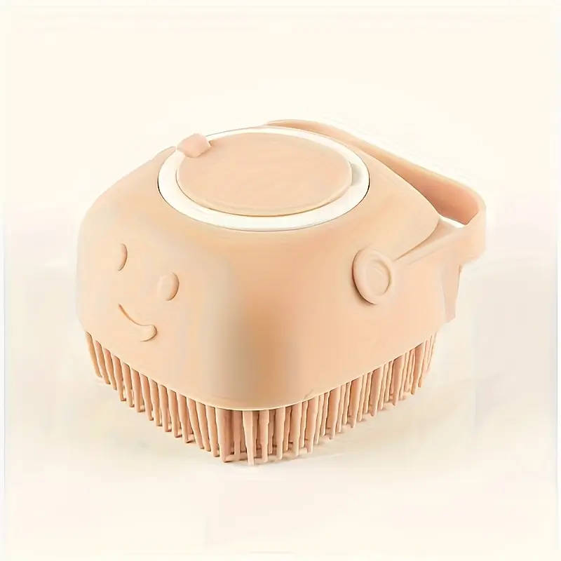 Pet Shampoo Brush with Shampoo Storage