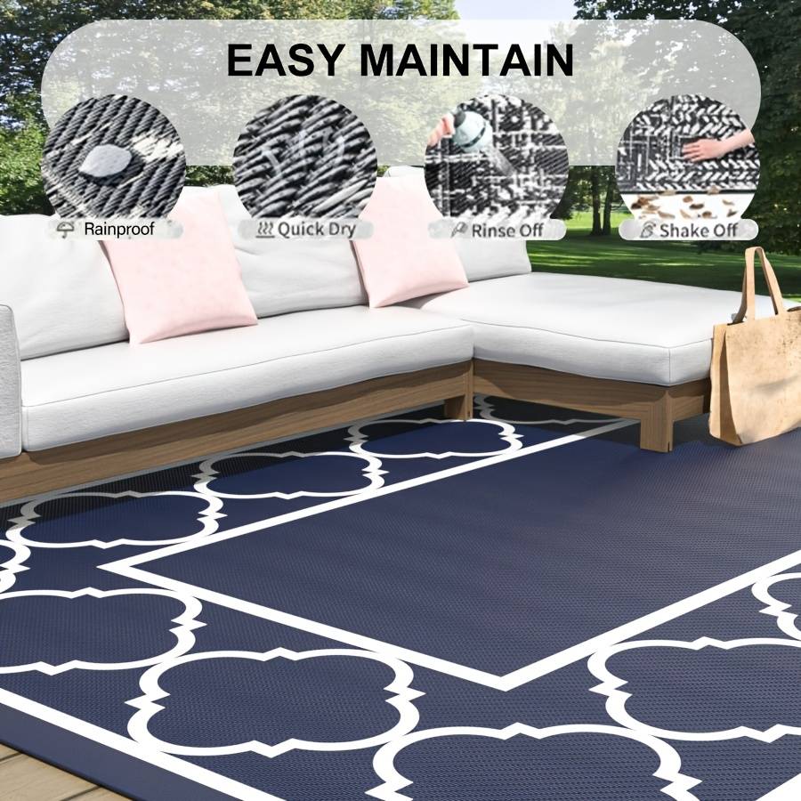 1Pc Blue 182.88x274.32cm Floor Mat