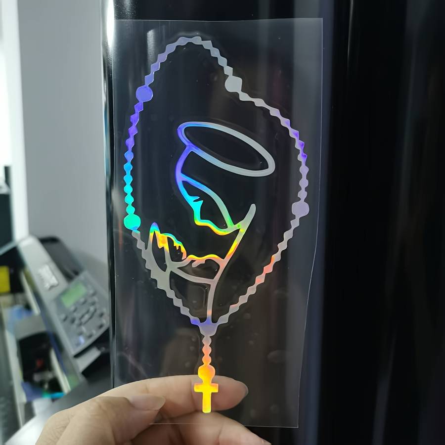 1pc Colorful Jesus Christian Themed Stickers