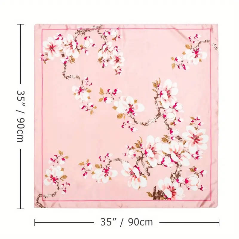 Square Scarf, 90x90cm Size
