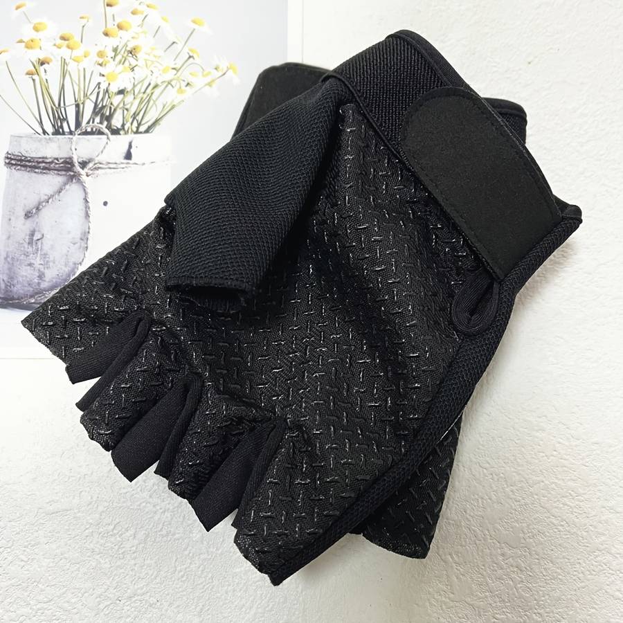 1 Pair Red One Size Outdoor Sports Gloves