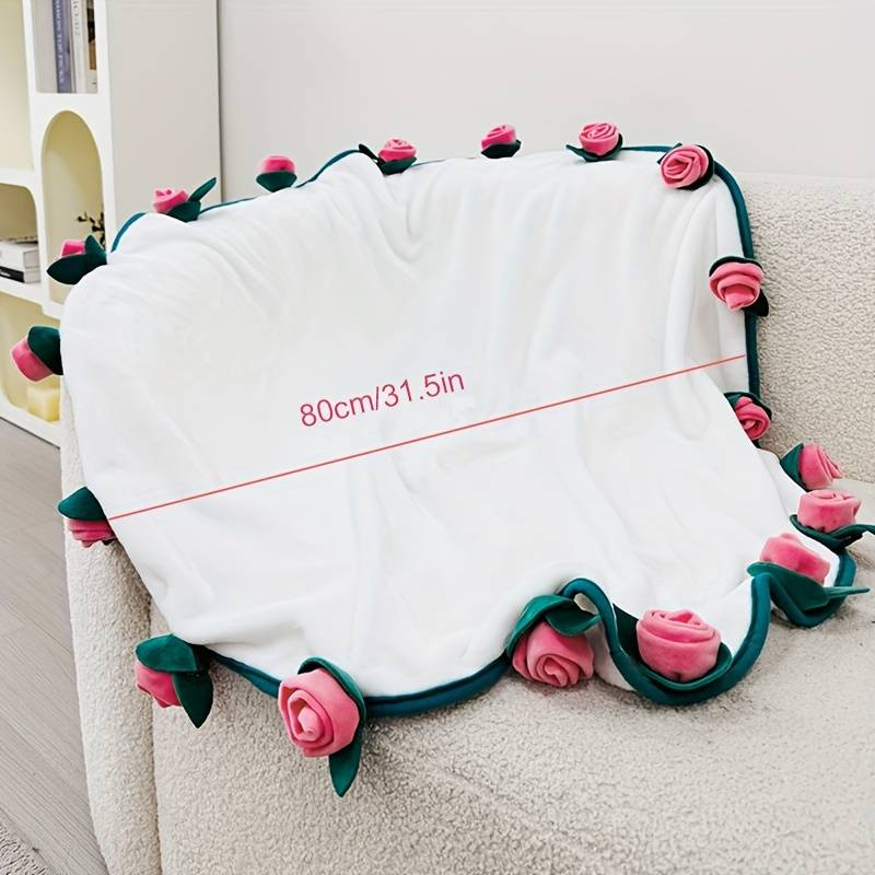 1ps Blanket Color Pink size Blanket Diameter 80cm