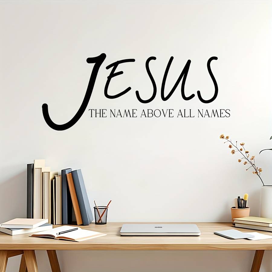 1pc  Black Jesus Christian Themed Stickers