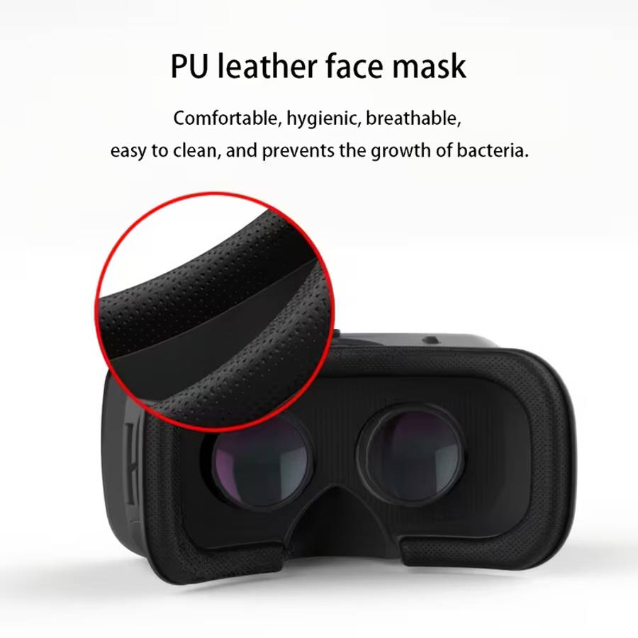 VR SHINECON Next-Gen 3D Virtual Reality Headset - Universal Smartphone VR Glasses