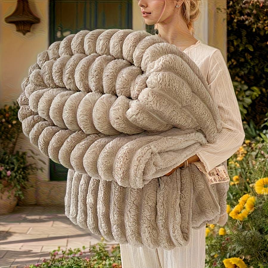 1ps Blanket Color White size 180x200cm 70.87x78.74in