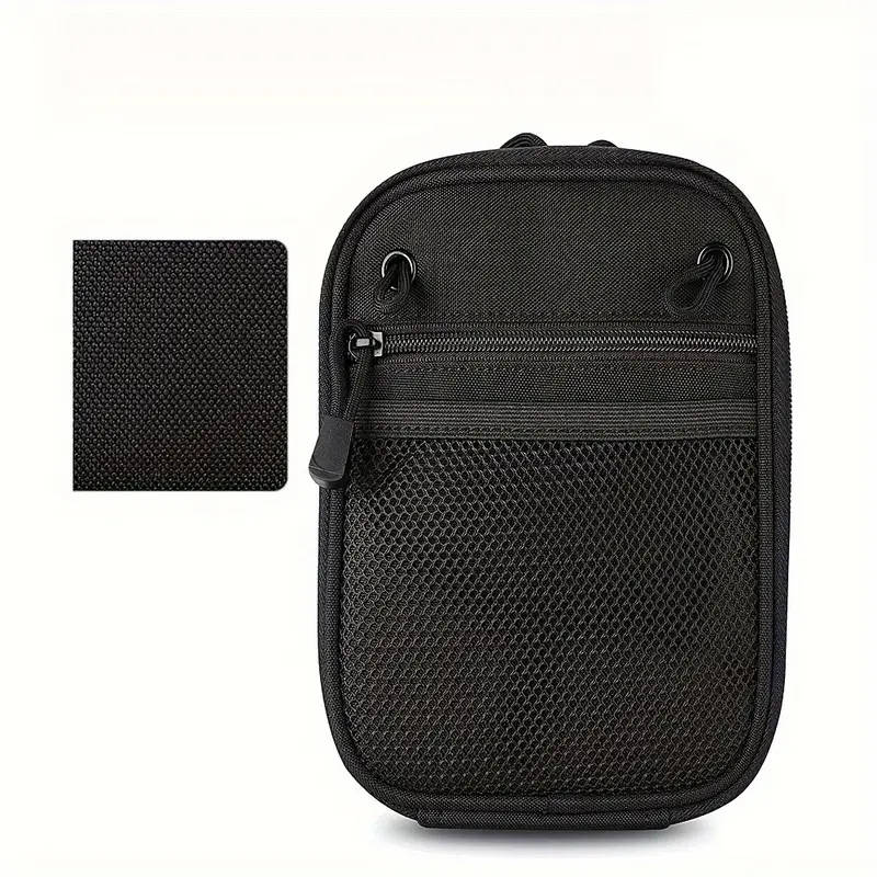 1pc Classic Ambidextrous Nylon Gun Holster with Zipper Closure Versatile Concealed Carry Waist Bag f