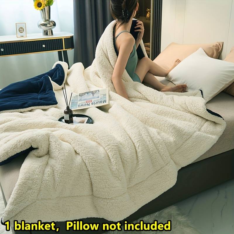 1ps Blanket Color Deep Blue size 150x200cm