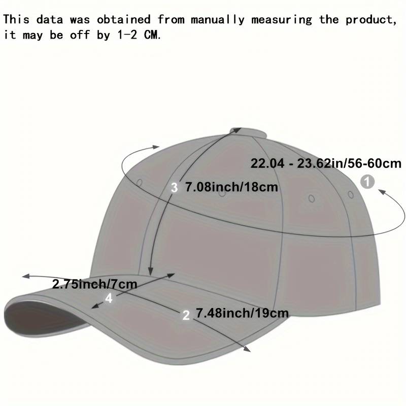 1pc Unisex Retro Baseball Cap With Colorful Pattern Trendy Versatile Adjustable Peaked Hat Id