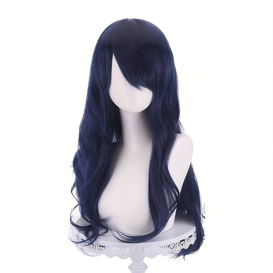 1Pc Blue 71.12cm Fashion Design Wig