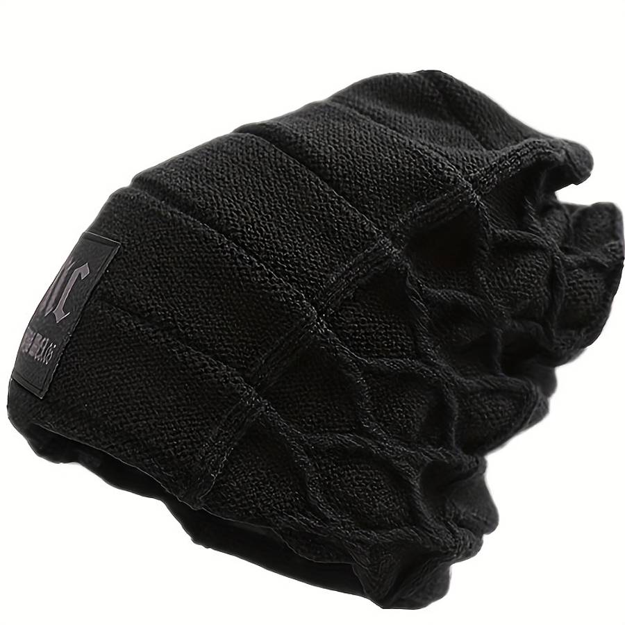 Winter Essential Winter Knit Beanie 100% Acrylic Stretchable Lightweight Windproof Wi