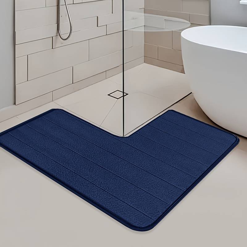 1Pc Black 80x80cm 31.49x31.49inch Floor Mat