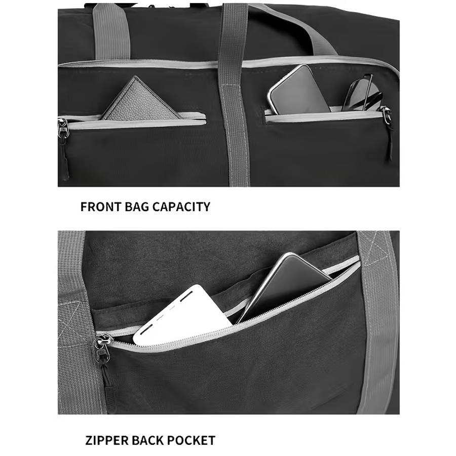 Large Capacity Portable Foldable Travel Tote Bag