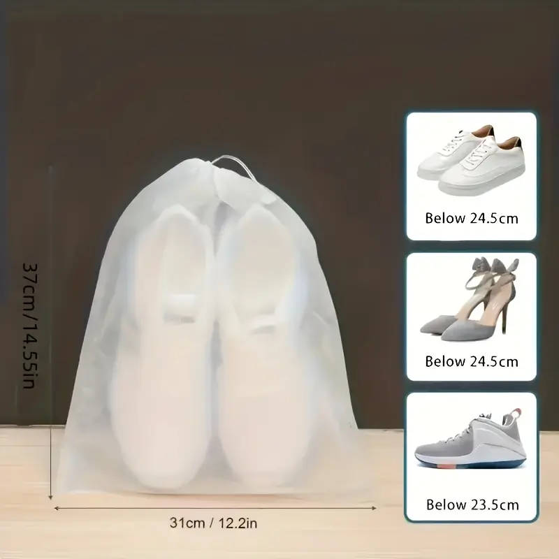 50-Piece Portable Shoe Organizer Bags