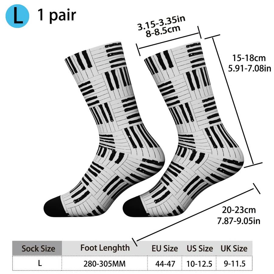 1 Pair Multicolor Size L Socks