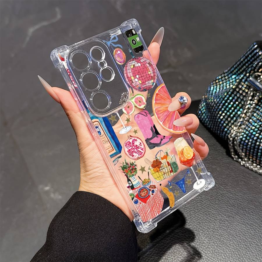 1Ps Mixed Color 1 For Samsung Galaxy S25 Ultra Phone Cases