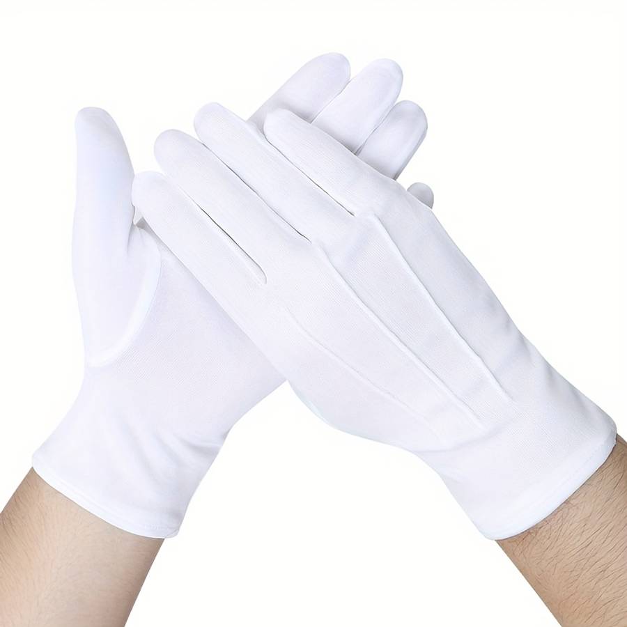 3 Pairs In white Household Cleaning Gloves