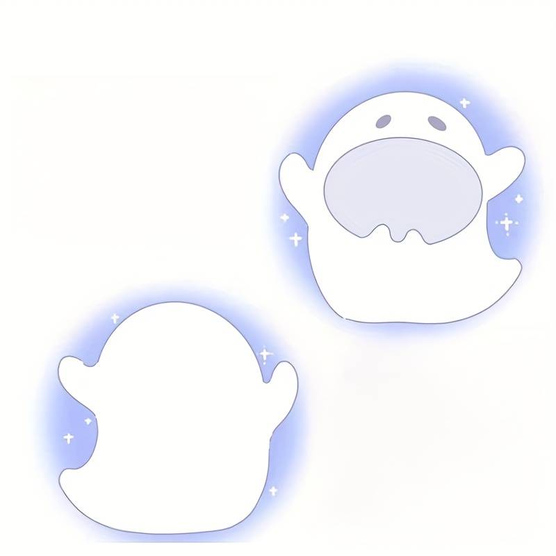 1pc Cute Ghost Ashtray Ceramic Irregular Shape High-End Decoration No Electricity Required for