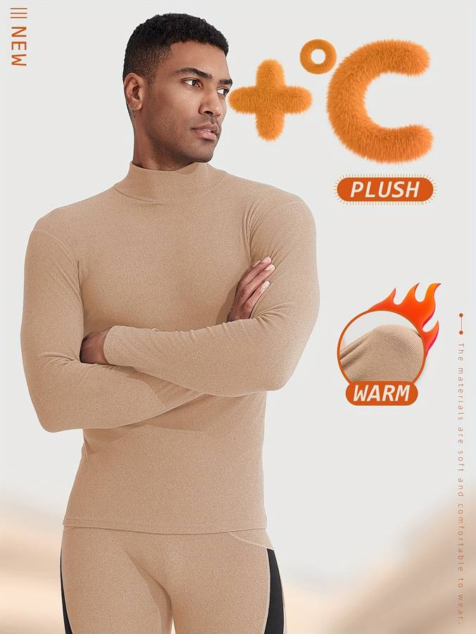 Thermal Underwear Color Light Brown1 Sizexl