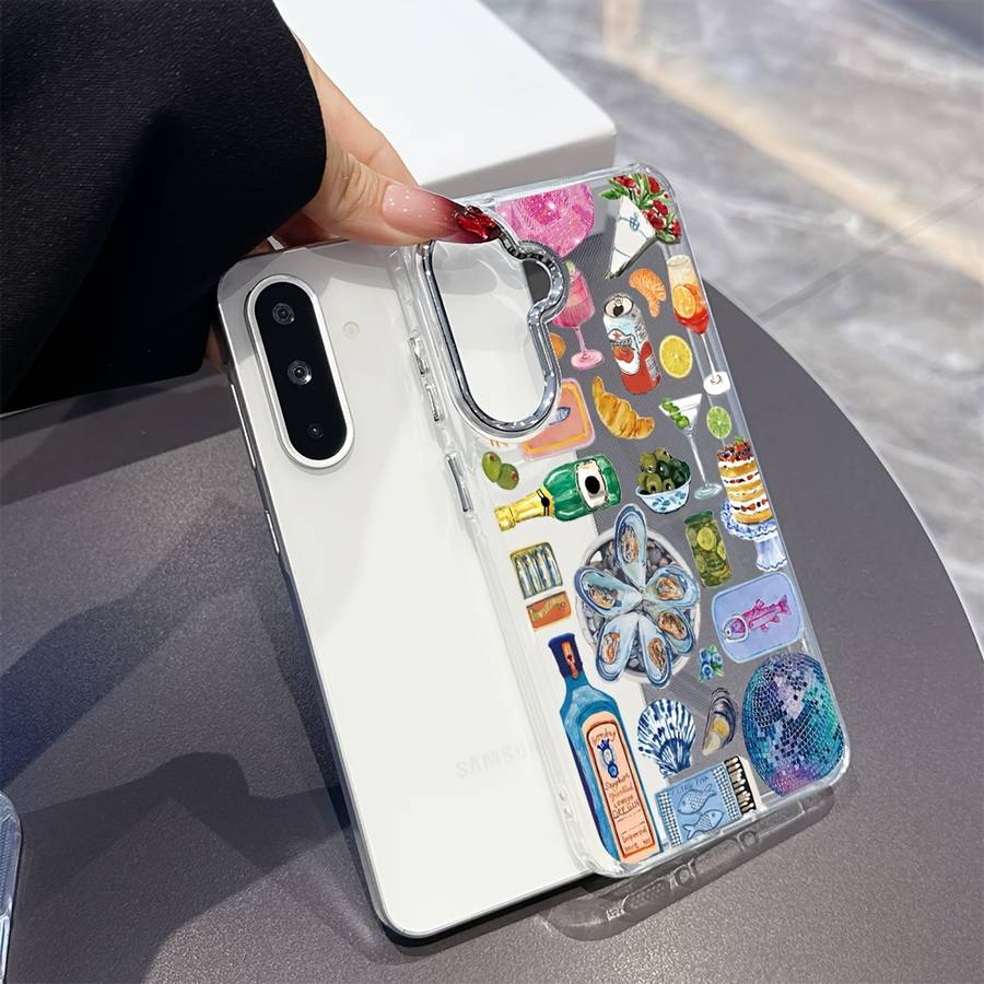 1Ps Mixed Color 1 For Samsung Galaxy A36 Phone Cases