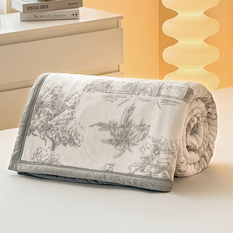 1ps Blanket Color Ink Castle Ash size 200cmx230cm