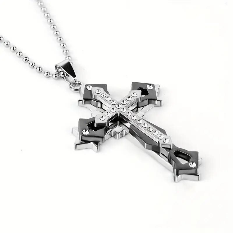 1 Exquisite Amulet Cross Pendant Necklace