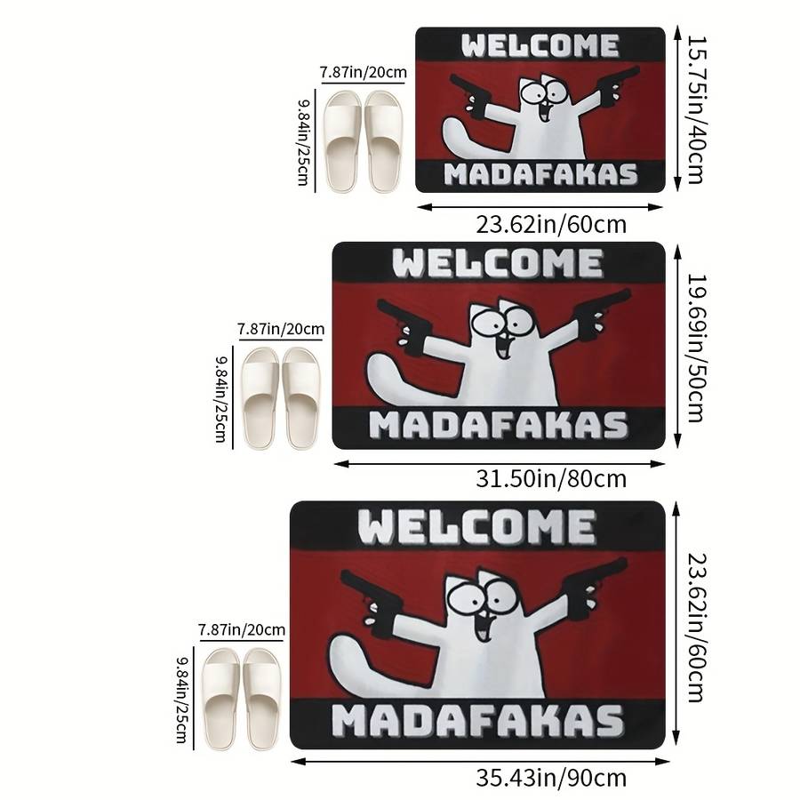 1Pc 50cm 19.68x80cm 31.49inch Floor Mat