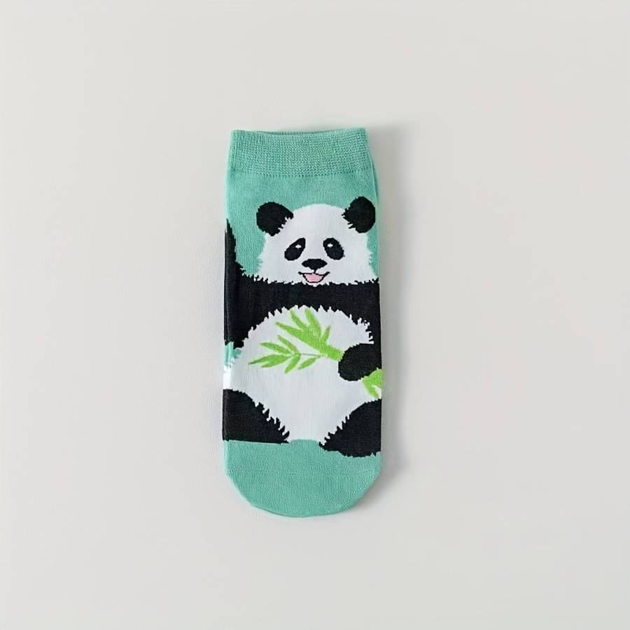 5 Pairs Mixed Color One Size High Elastic Socks