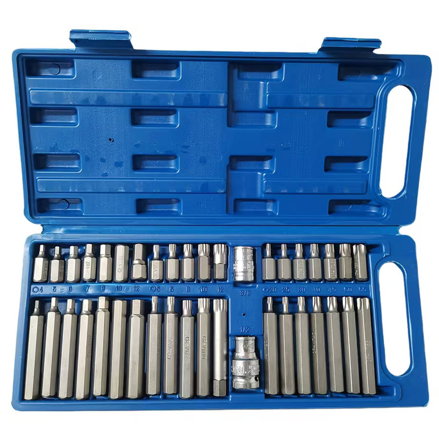 40pcs Torx Star Spline Hex Socket Bit Set