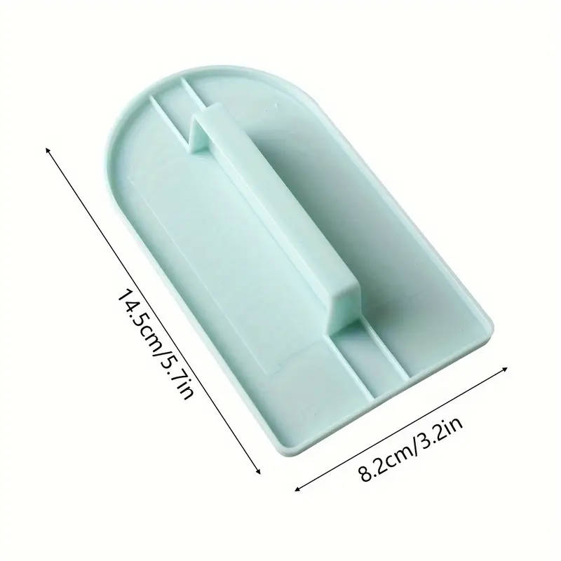 1pc Cake Decorating Smoother Tool with Handle Plastic Icing Spatula for DIY Baking Fondant Cake Surf