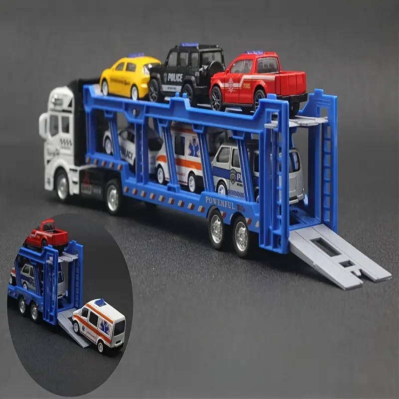 Alloy Double-Decker Transport Vehicle