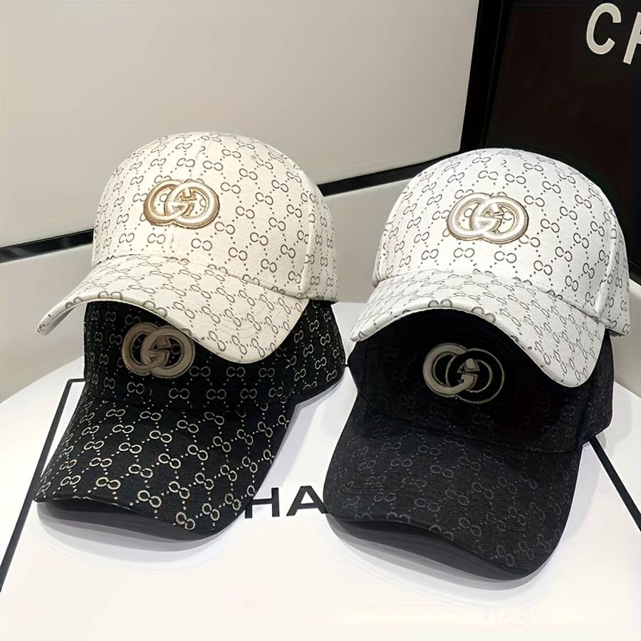 Peaked Cap New Fashion Print Light Luxury Trendy Baseball Cap