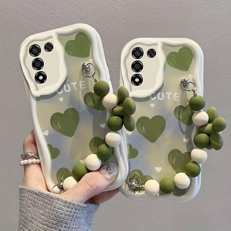1pc Green For Samsung Galaxy A56 Phone Cases