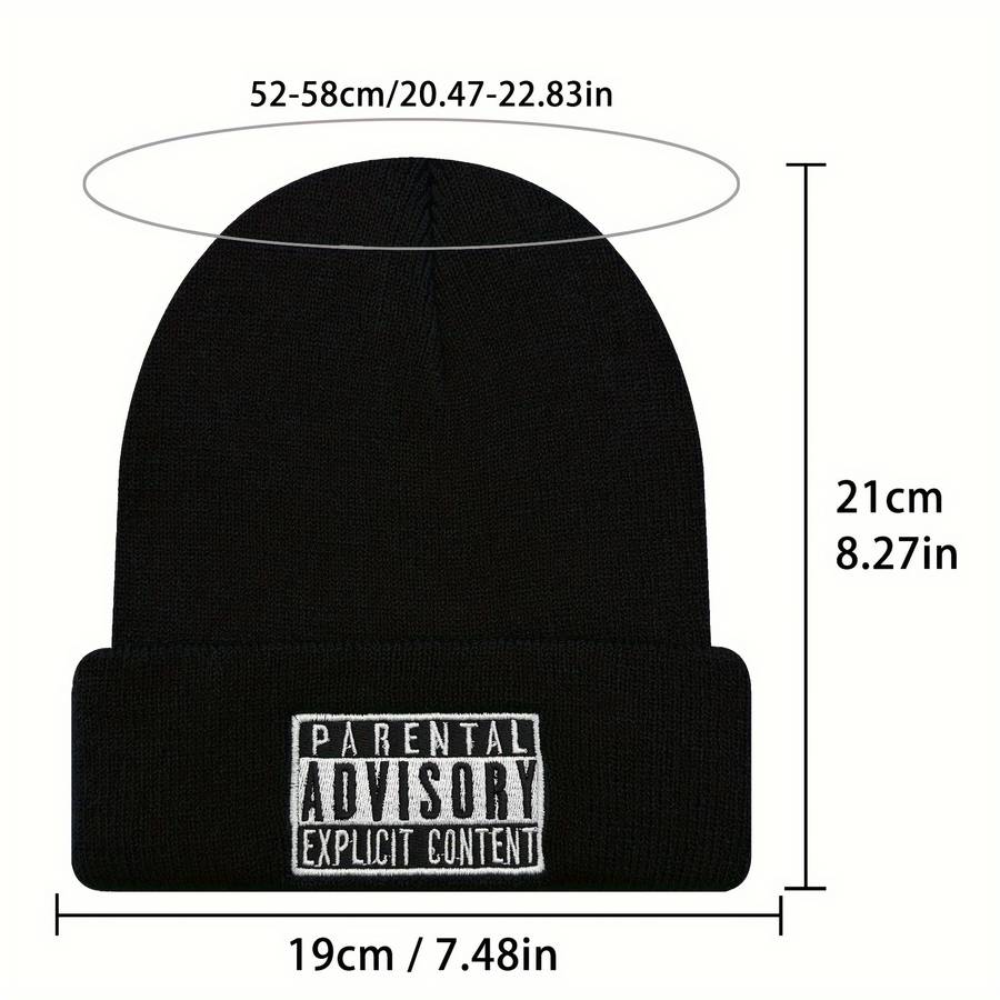 1pc High Stretch Acrylic Knit Beanie Acrylic High Stretch Outdoor Autumn and Winter