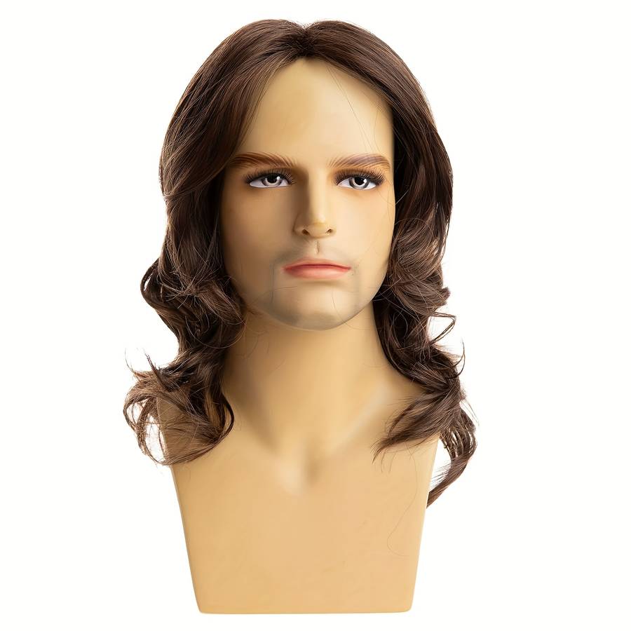 1Pc Black 55.88cm Fashion Design Wig