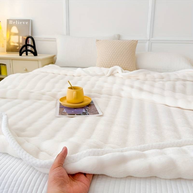 1ps Blanket Color Taro Purple size 150x200cm