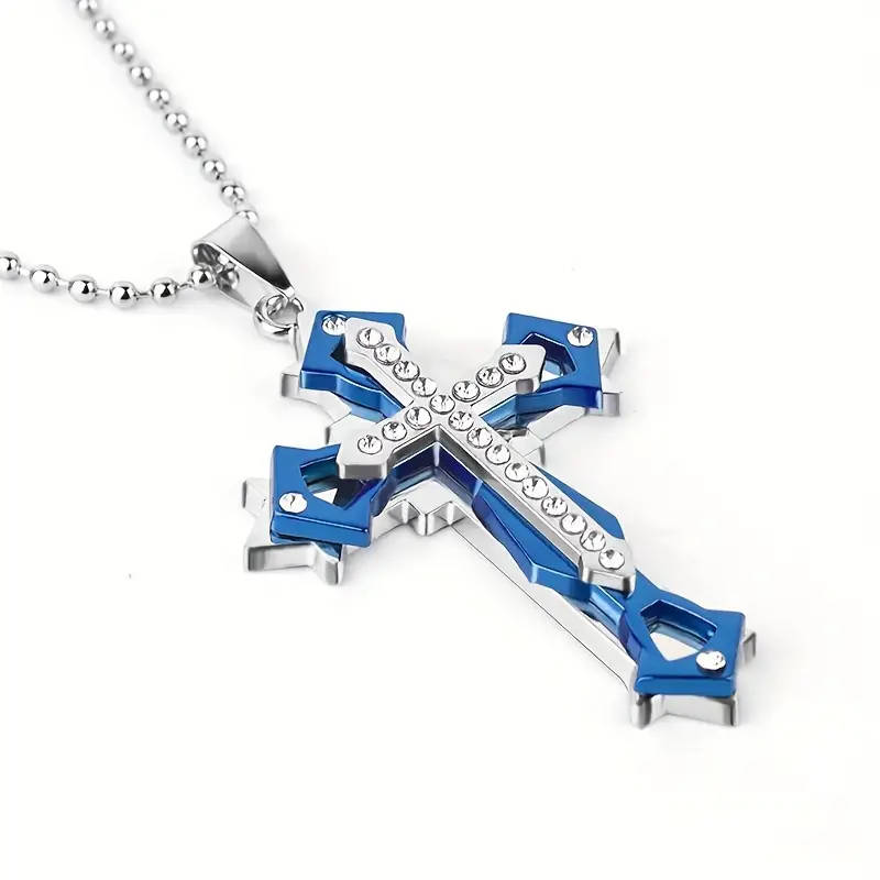 1 Exquisite Amulet Cross Pendant Necklace