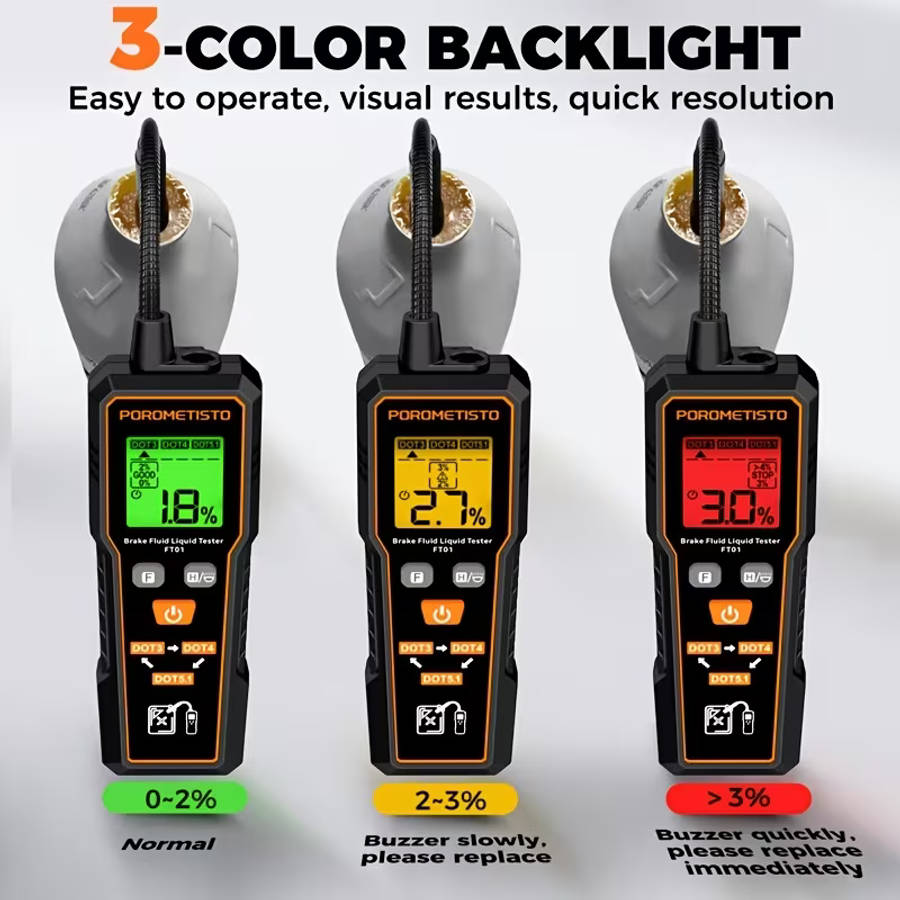 Portable Digital Brake Fluid Tester