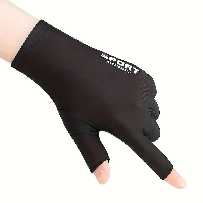 1 Pair Half-Finger Cycling Gloves Breathable Comfortable for Outdoor Sports Fitness Driving Fishing