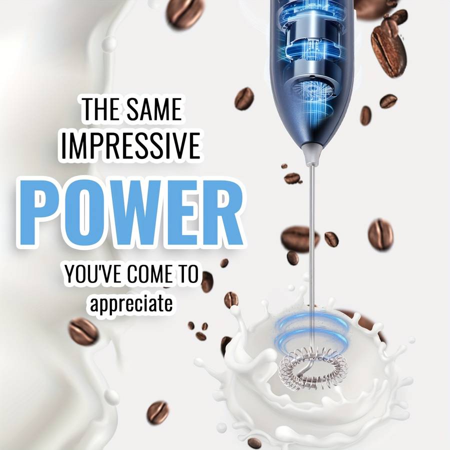 1pc Lalayuan Electric Milk Frother Mini Milk Foamer Battery OperatedNot Included Stainless Steel