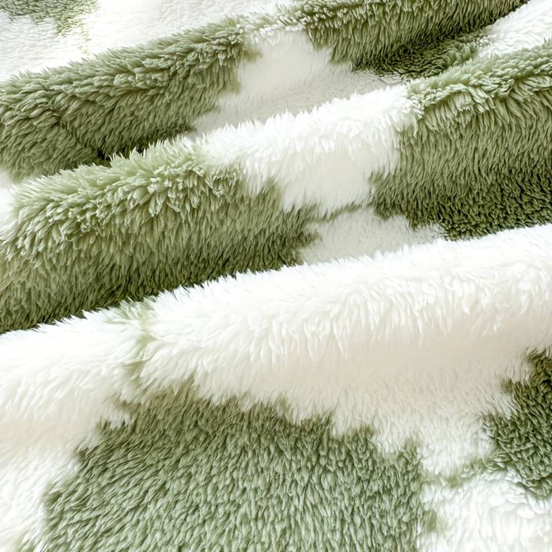 1ps Blanket Color Yellow And White size 100x150cm 39.3x59.05inch