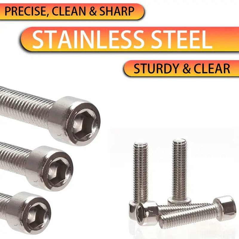 240-Piece Stainless Steel Hex Nut And Bolt Combination Kit