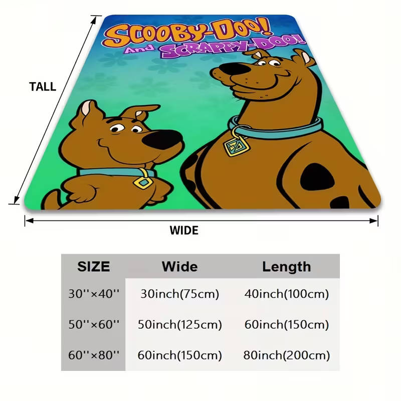 1 Wb Scooby-Doo Plush Blanket 75*100cm