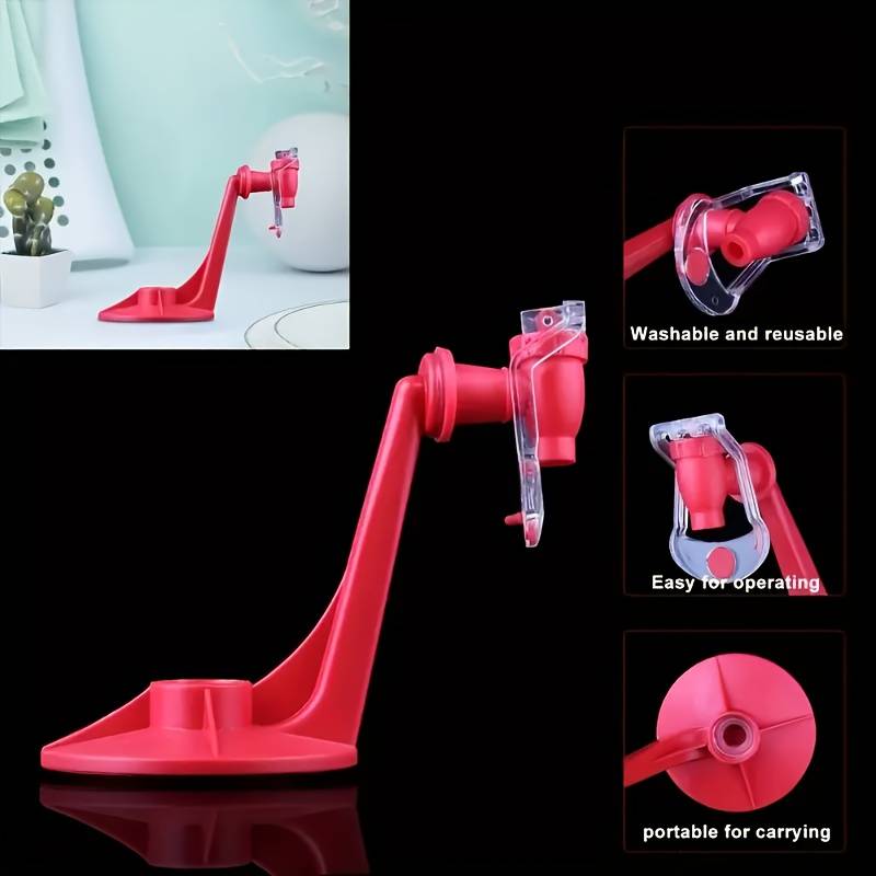 1 Plastic Homemade Beverage Dispenser with Inverted Faucet Stand No Electricity Needed Perfe