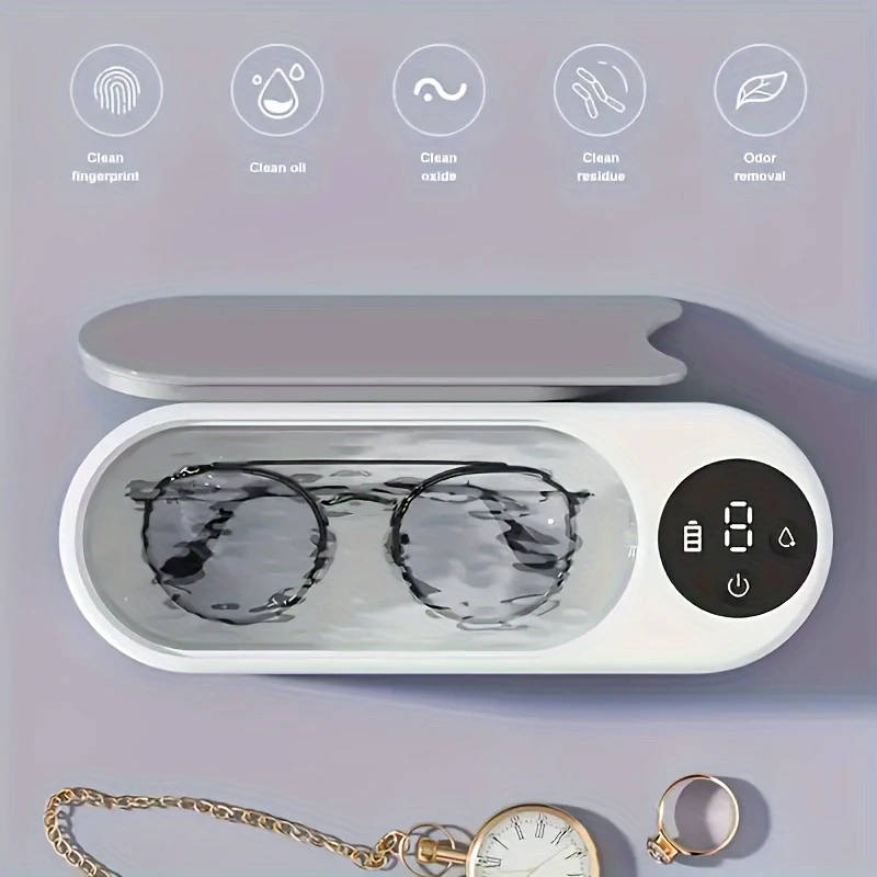1pc Multi-Functional Cleaning Machine Chemical-Free Ideal for Glasses Jewelry Watches and Braces Dig