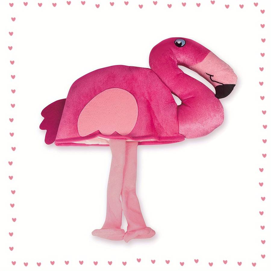 Flamingo Party Hat Soft Cute Animal Costume Accessory