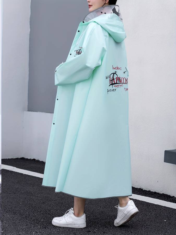 Raincoat Light Cyan Size L