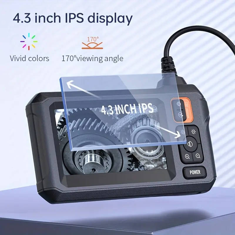 INSKAM 4.3" IPS LCD Screen Industrial 1M Endoscope