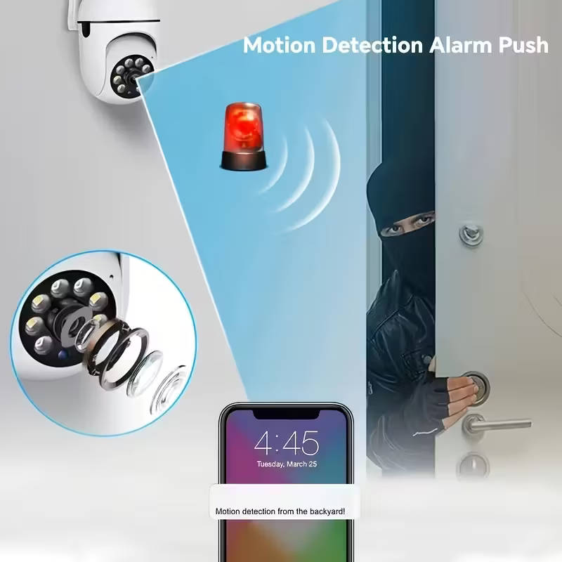 1080p HD Smart PTZ WiFi Security Camera